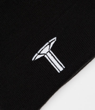 Long Live Southbank Pillar Beanie - Black / White