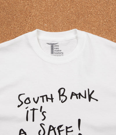 Long Live Southbank Safe Place Gonz T-Shirt - White