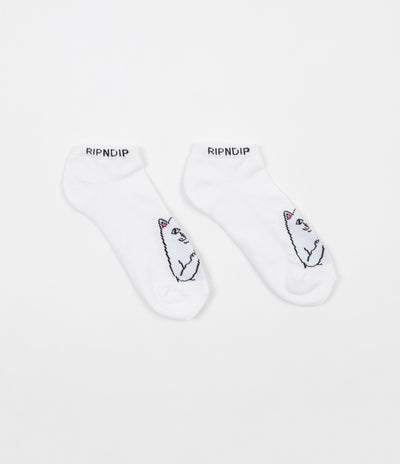 Rip N Dip Lord Nermal Ankle Socks - White