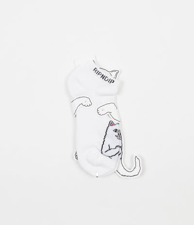 Rip N Dip Lord Nermal Ankle Socks - White