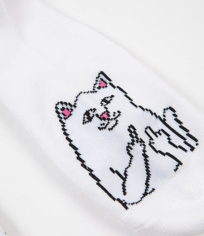 Rip N Dip Lord Nermal Ankle Socks - White