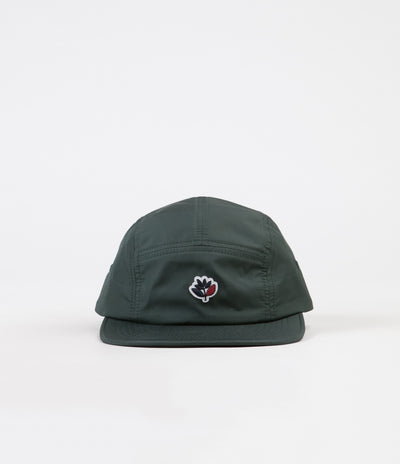 Magenta 5 Panel Cap - Green