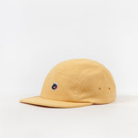 Magenta 5 Panel Pique Cap - Pale Yellow thumbnail