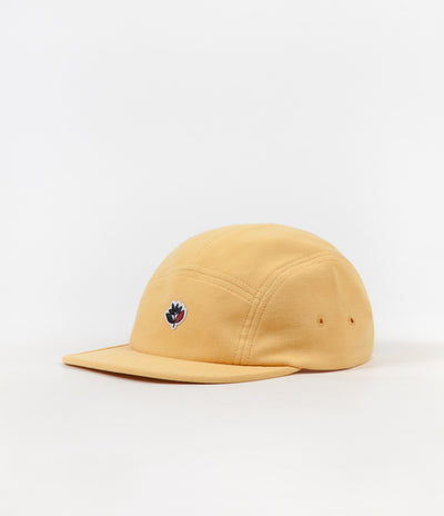 Magenta 5 Panel Pique Cap - Pale Yellow