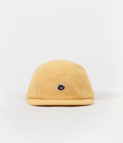 Magenta 5 Panel Pique Cap - Pale Yellow