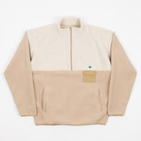 Magenta Alpin Zip Neck Fleece - Beige thumbnail