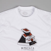 Magenta Camera T-Shirt - White thumbnail