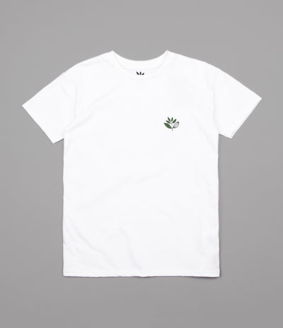 Magenta Classic Plant T-Shirt - White