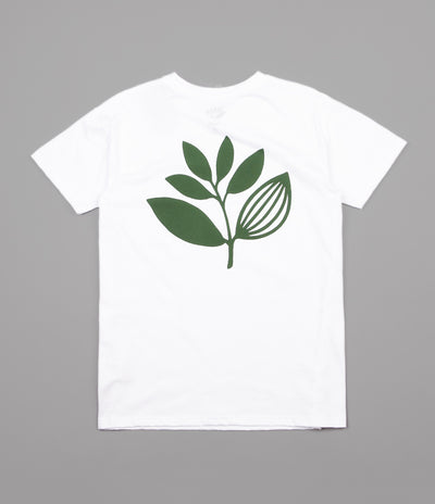 Magenta Classic Plant T-Shirt - White