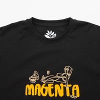 Magenta Dreamer Long Sleeve T-Shirt - Black thumbnail