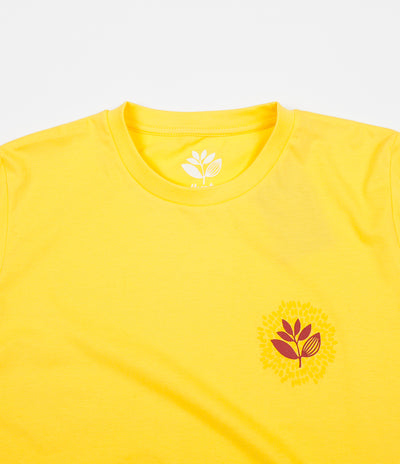 Magenta Energy T-Shirt - Pale Yellow