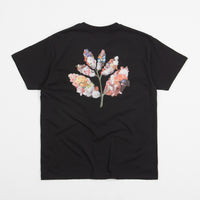 Magenta Flower Plant T-Shirt - Black thumbnail