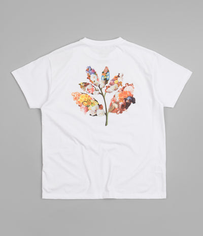 Magenta Flower Plant T-Shirt - White