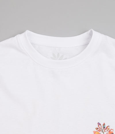 Magenta Flower Plant T-Shirt - White