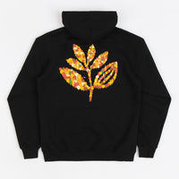 Magenta Forrest Plant Hoodie - Black thumbnail