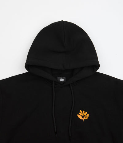 Magenta Forrest Plant Hoodie - Black