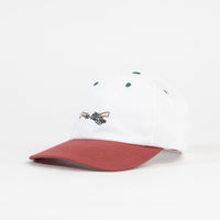 Magenta God's Plan Dad Cap - White thumbnail