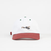 Magenta God's Plan Dad Cap - White thumbnail