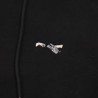 Magenta God's Plan Hoodie - Black thumbnail