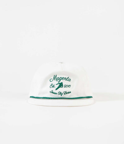 Magenta Inner City Lovers Club Cap - White