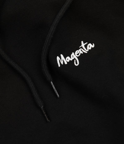 Magenta Mask Hoodie - Black