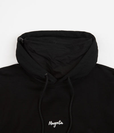 Magenta Mask Hoodie - Black