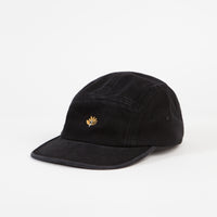 Magenta Plant 5 Panel Cap - Black Denim thumbnail