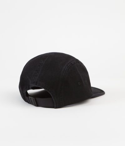 Magenta Plant 5 Panel Cap - Black Denim