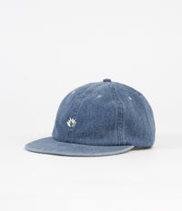 Magenta Plant Cap - Light Blue Denim