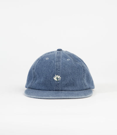 Magenta Plant Cap - Light Blue Denim