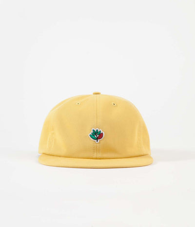 Magenta Plant Cap - Yellow