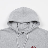 Magenta Plant Hooded Sweatshirt - Light Heather thumbnail