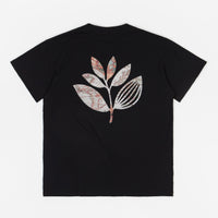 Magenta Plant Map T-Shirt - Black thumbnail