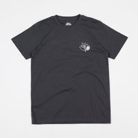 Magenta Plant Outline T-Shirt - Dark Grey thumbnail