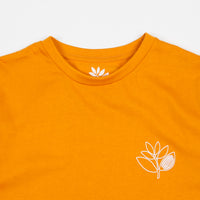 Magenta Plant Outline T-Shirt - Orange thumbnail