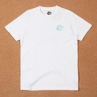 Magenta Plant T-Shirt - White thumbnail