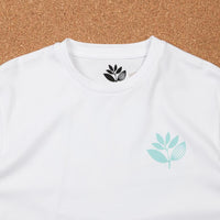 Magenta Plant T-Shirt - White thumbnail