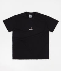 Magenta PWS Embroidered T-Shirt - Black