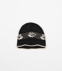 Magenta Scale Beanie - Black