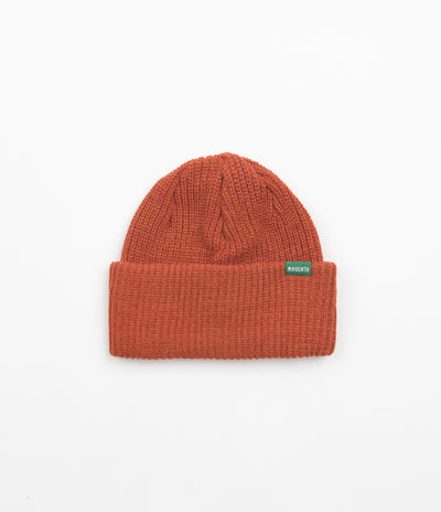 Magenta Script Beanie - Orange