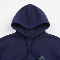 Magenta Sea Plant Hoodie - Navy thumbnail