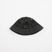 Magenta Stitch Bucket Hat - Black thumbnail