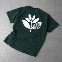 Magenta Striped Plant T-Shirt - Navy / Green thumbnail