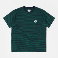 Magenta Striped Plant T-Shirt - Navy / Green thumbnail