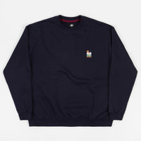 Magenta Sunset Crewneck Sweatshirt - Navy thumbnail