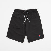 Magenta Sunset Nylon Shorts - Black thumbnail