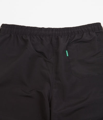 Magenta Sunset Nylon Shorts - Black