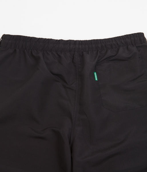 Magenta Sunset Nylon Shorts - Black | Flatspot