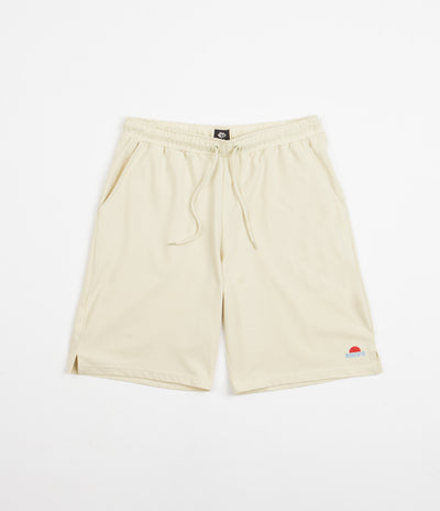 Magenta Sunset Pique Shorts - Natural