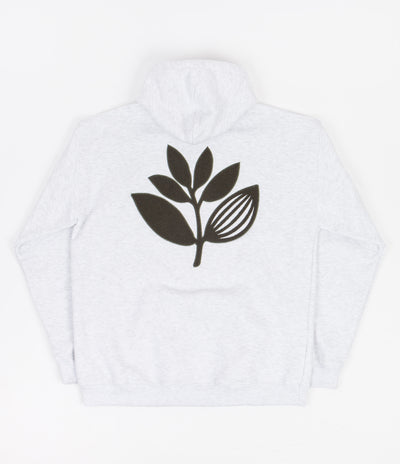 Magenta Terry Plant Hoodie - Ash